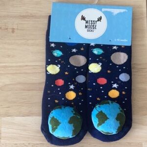 Messy Moose Baby Socks
